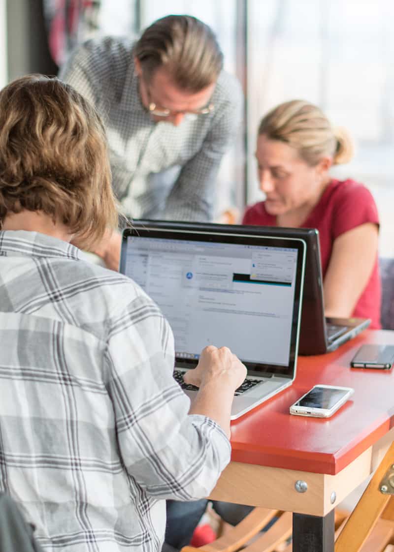 Líderes em workshop